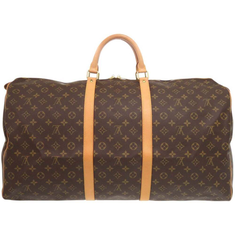 LOUIS VUITTON Brown Monogram Keepall 60 Boston Bag - Picture 2 of 10